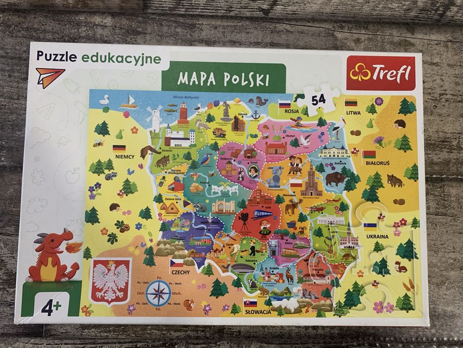 Puzzle mapa Polski