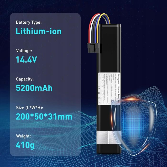 Bateria 14,4 V 6500 mAh do do serii Neato Botvac D3 D4 D5 D6 D7