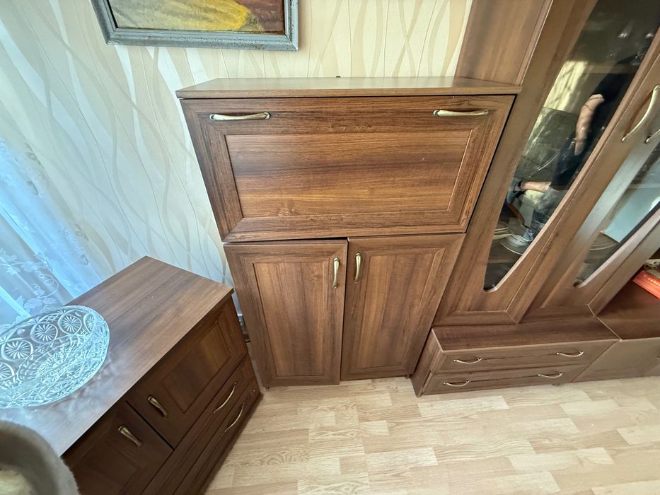 Meble ciemny brąz komplet