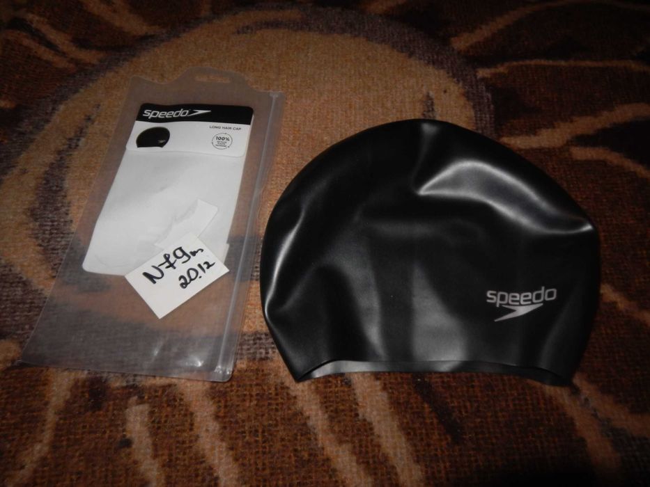 Wyprzedaż->Czepek pływacki dla dorosłych Silikon Speedo czarny OPIS!