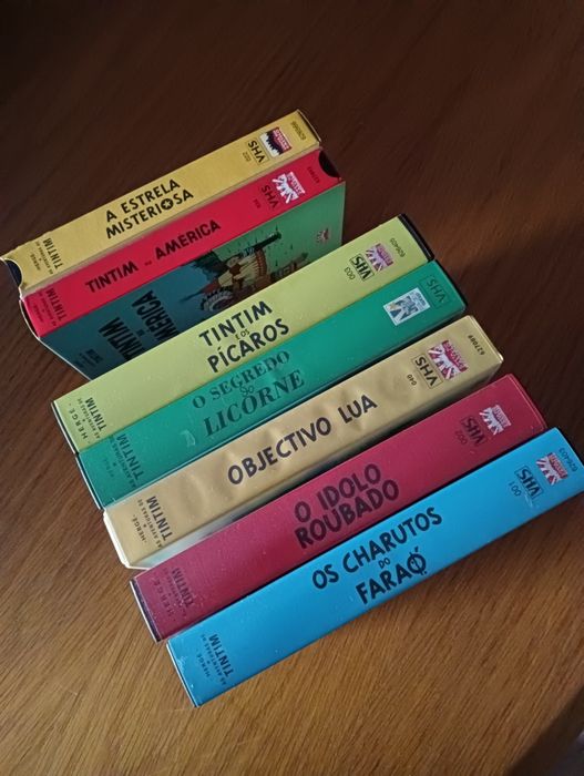 Video cassetes originais Tintim