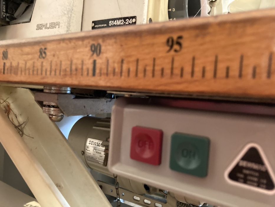 Maquina custura corte e coze