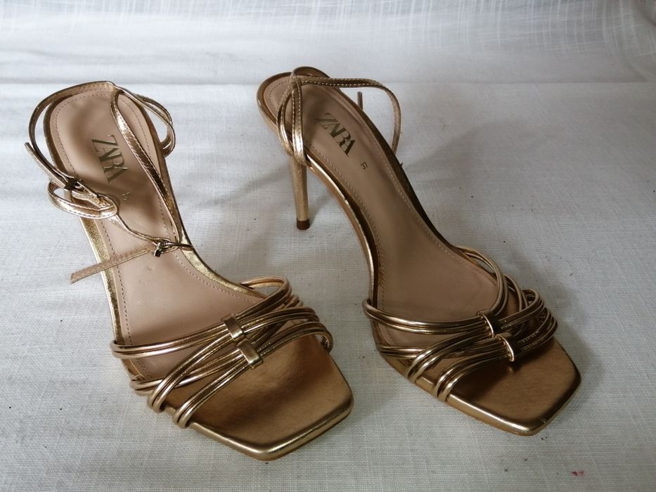 Buty szpilki sandały Zara r 37 obcas 9 cm