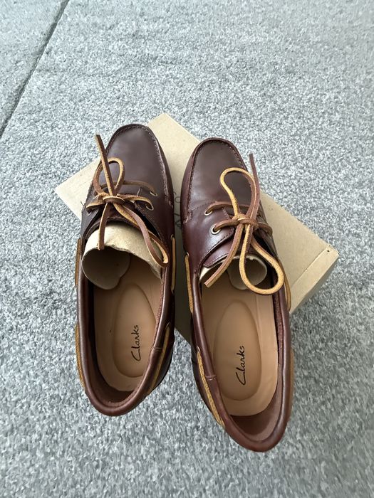 Чоловічі макасіни від Clarks 44 р