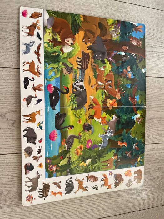 Дитяча книга Віммельбух Тварини. Стан ідеальний