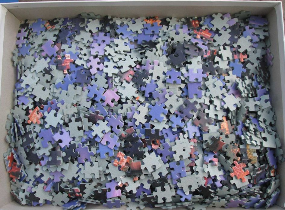 Puzzle 1000 peças Ravensburger Notre Dame de Paris, anos 90