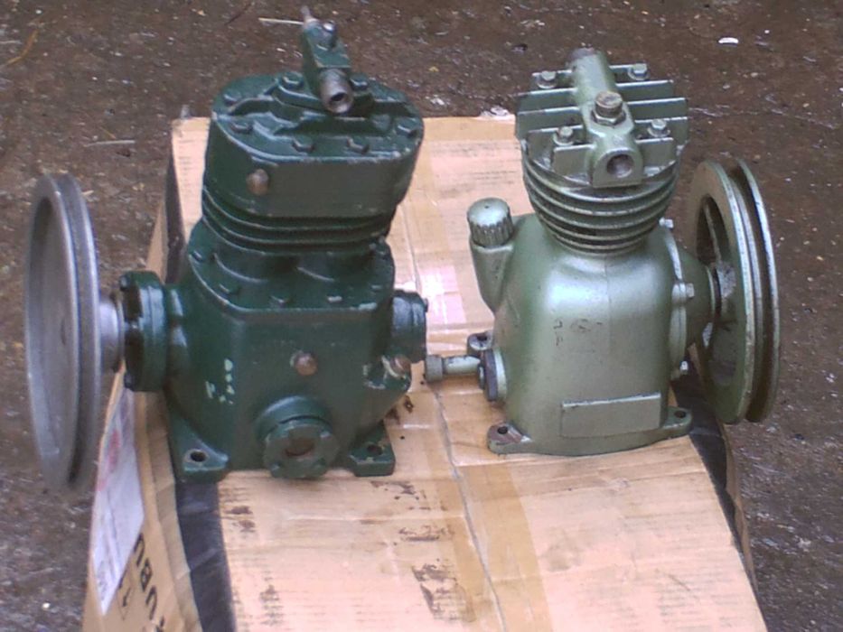 duas cabeças de compressor completas