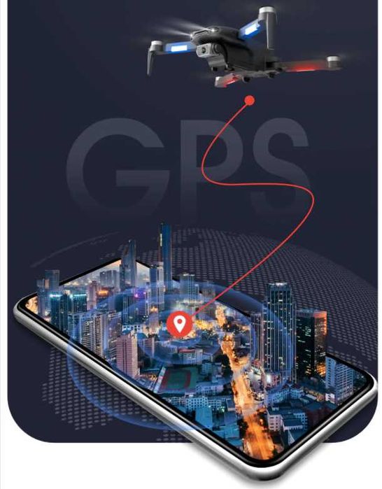 Nowy dron F9 2 kamery FPV GPS 3KM 30min lotu zawis powrót