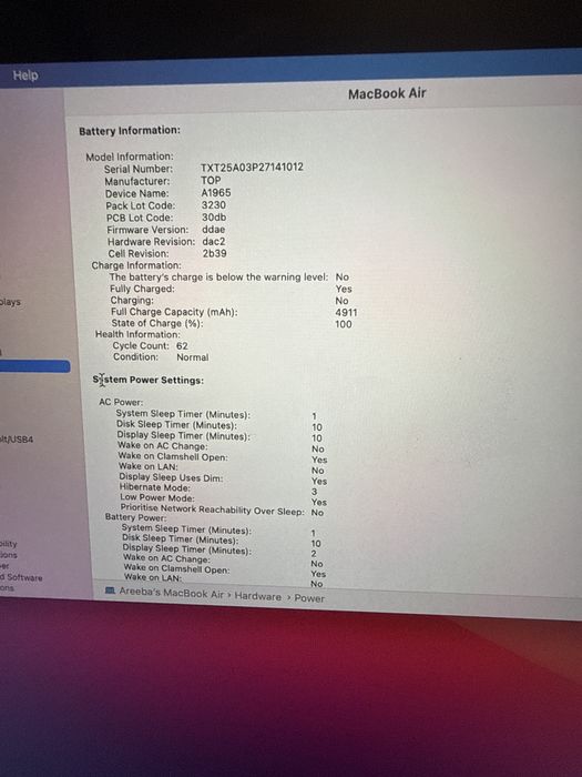 Macbook Air 2019