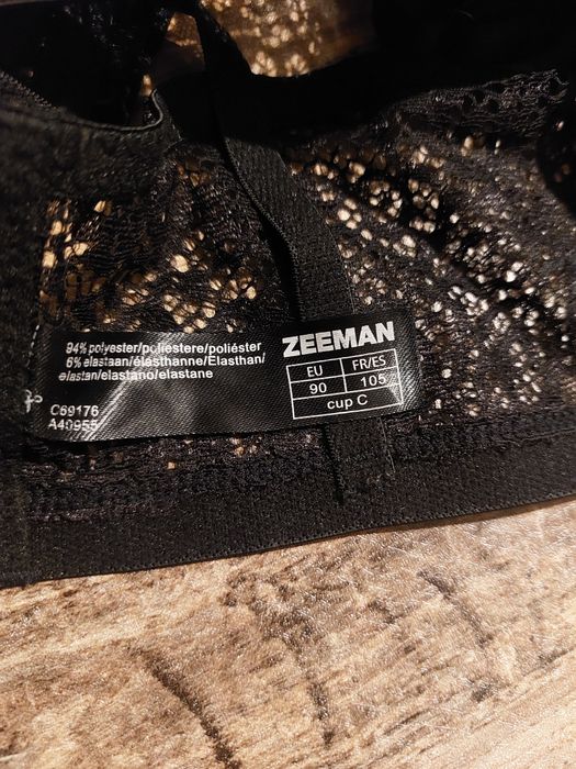 Biustonosz czarny ZEEMAN 90C