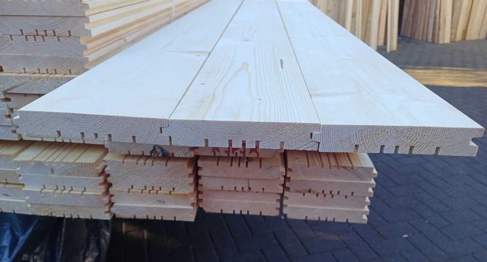 Deska tarasowa podłogowa elewacyjna podbitka półbal boazeria szalówka