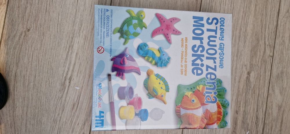 Ozdobne magnesy,wpinki stworzenia morskie mini magnesy pomaluj je sam