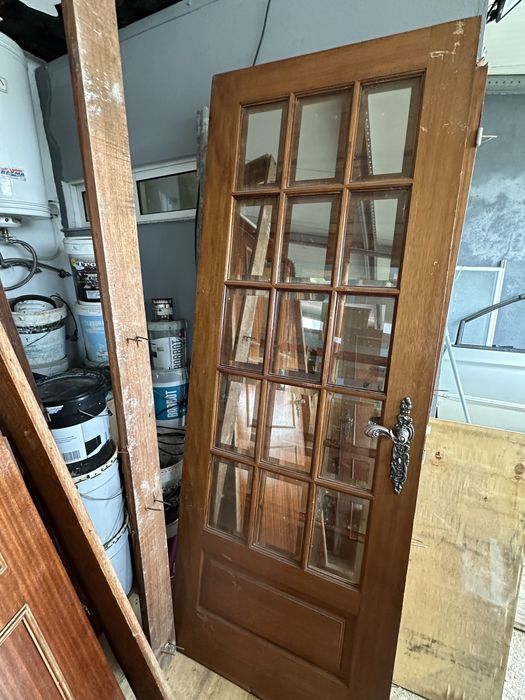 Portas com vidro madeira