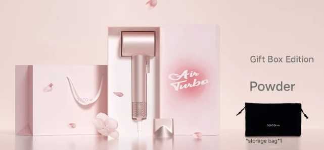 Фен DOCO High Speed Hair Dryer H900 TURBO Pink