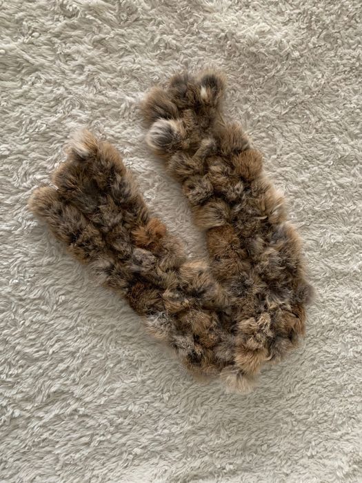 Szalik z królika vintage