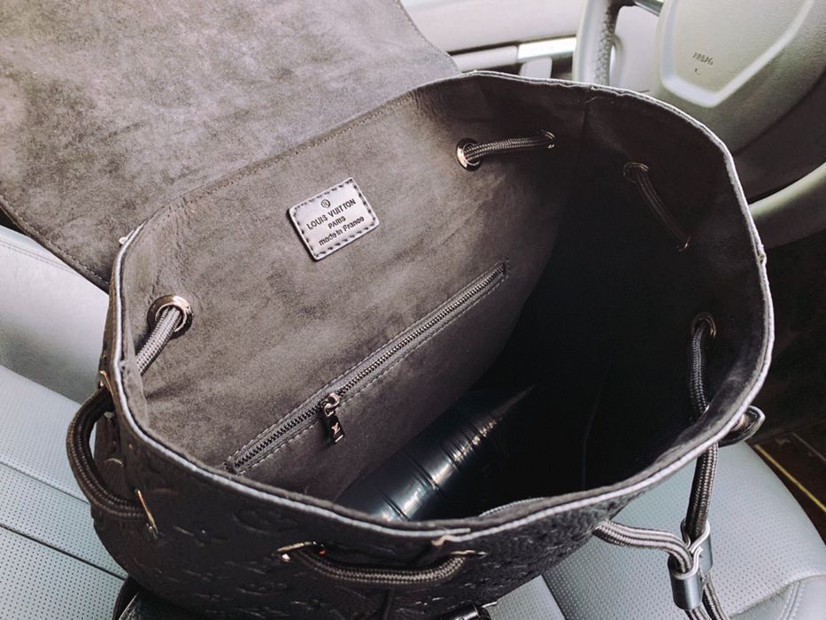 Louis Vuitton christopher мужской рюкзак портфель ранец черный