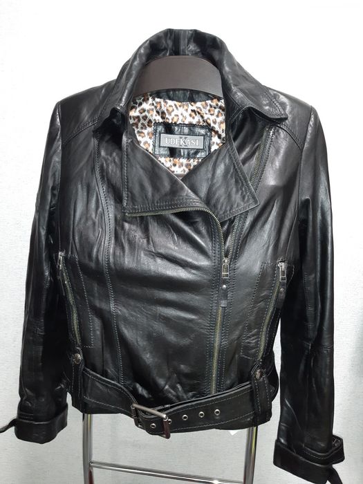 Куртка кожаная нат.лайка косуха раз.М