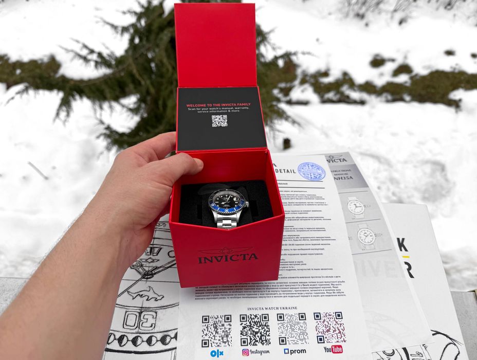 Годинник механічний Invicta 35694 Pro Diver Automatic 40 мм. 200 MT.