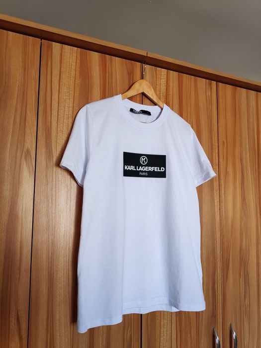 Футболка Karl Lagerfeld luxury big logo Italy