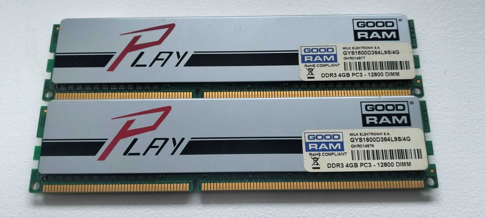 Pamięć ram Goodram 2x4GB PC3 12800