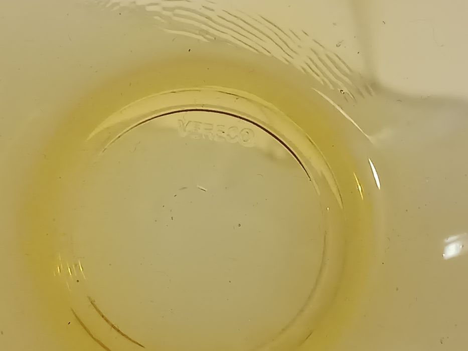 Conjunto 2 Chávena de Chá âmbar.. Antigas. Vareco França