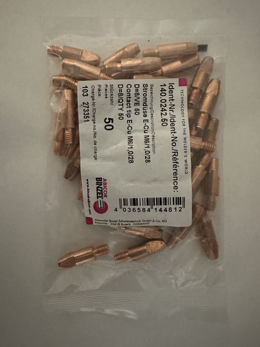 Наконечник для полуавтомата ABICOR BINZEL Оригінал