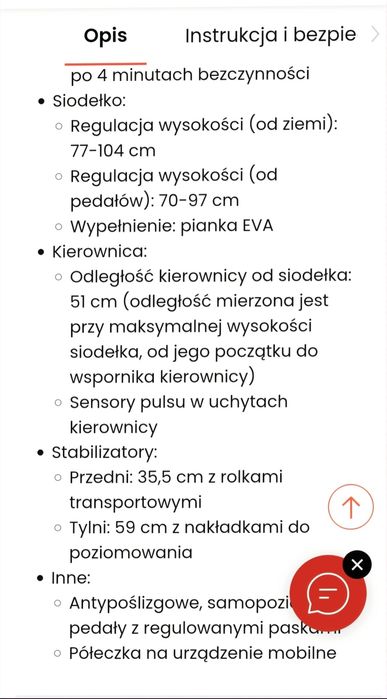 Magnetyczny rower stacjonarny
