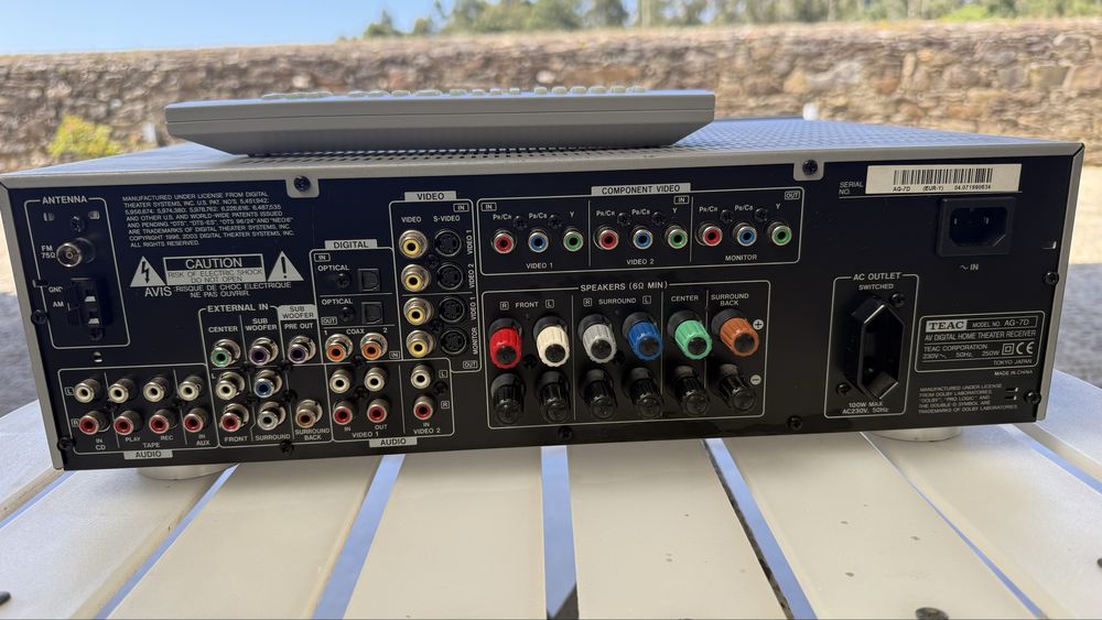 TEAC av home Theater Receivar AG-7D