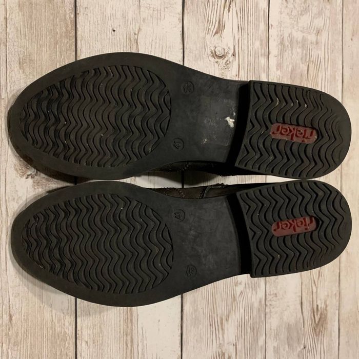 Ботинки челси броги Rieker Brogue Leather Casual Chelsea Zip Boots