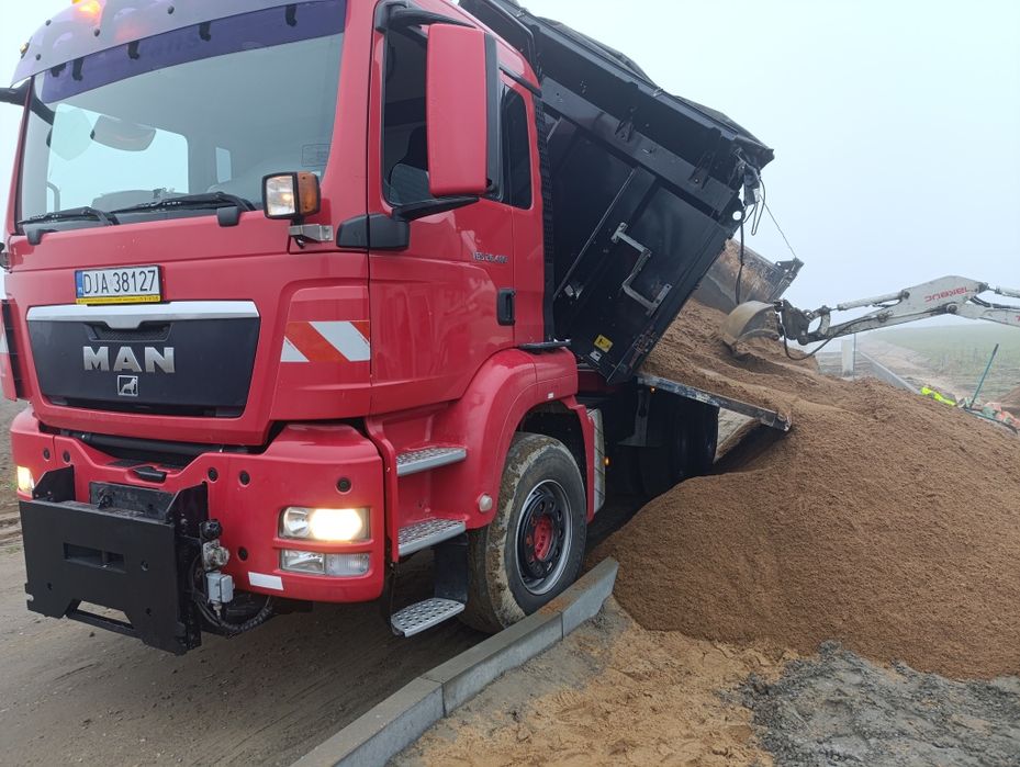 Piasek,pospółka,,żwir, tluczen. Wywóz ziemi,gruzu