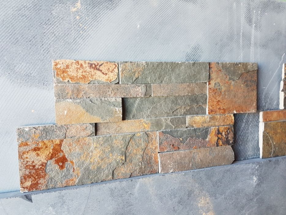 Xisto Multicolor com dimensões variáveis