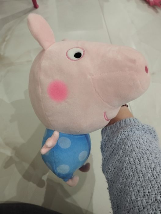 Nowa maskotka George, świnka Peppa, Peppa Pig