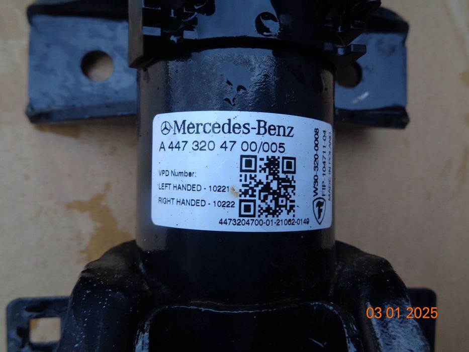 amortyzator pneumatyczny airmatic przedni mercedes w447 eqv 4473204700