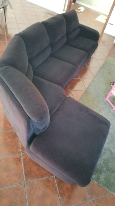Sofá modular preto