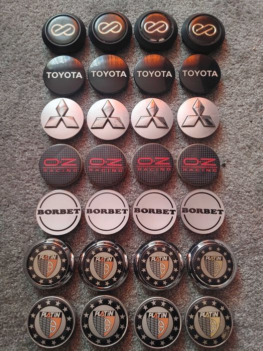 dekielki alufelgi Enkei Toyota Mitsubishi OZ Borbet Platin komplet