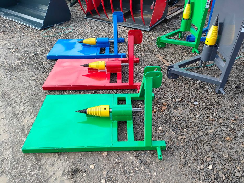 Łuparka świdrowa do ciągnika na WOM-łupiarka do drzewa-rozdrabniacz