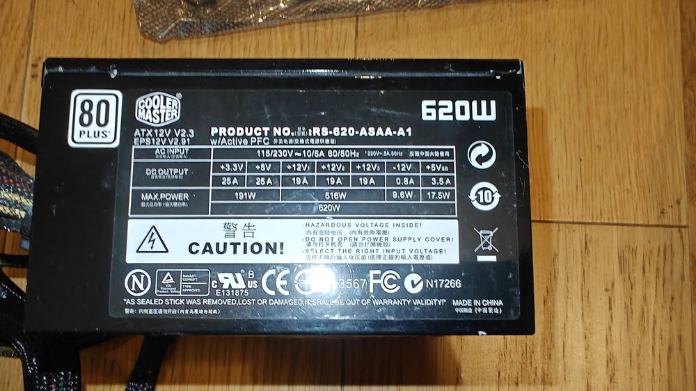 Komplet podzespołów: i7-2600, 16GB RAM, R9 270X, B75M-PLUS, PSU 620W