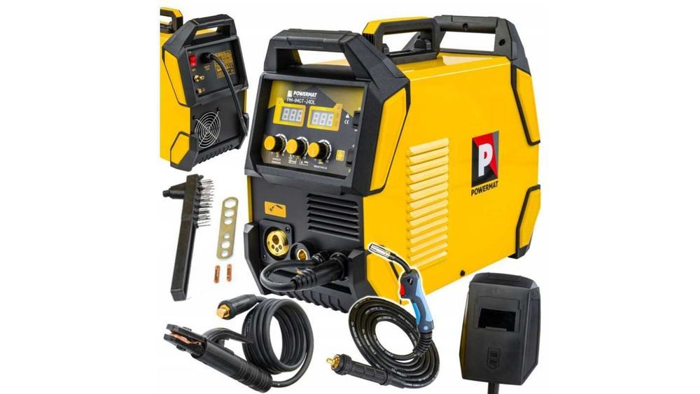 Profesjonalna SPAWARKA Inwerterowa 240A Półautomat MIG MAG MMA TIG