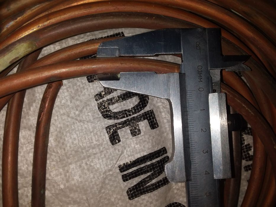 Трубка мідна труба медная 8x1  мм