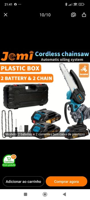 Mini Motosserra portátil