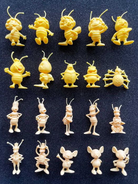 Antiga Coleção Completa ~ ”ABELHA MAYA” ~ 20 Monocromáticos ~ Anos 80