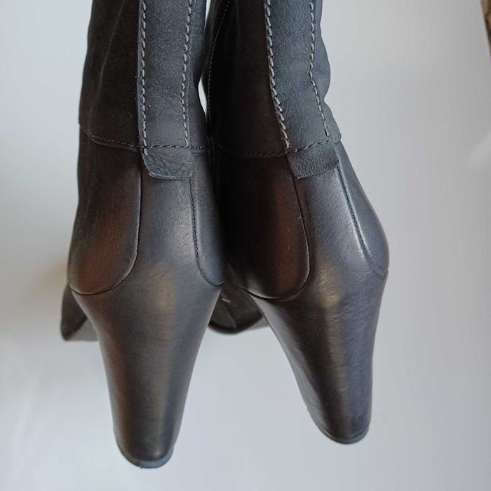 Kozaki ecco 40-41, wkładka 27cm skóra