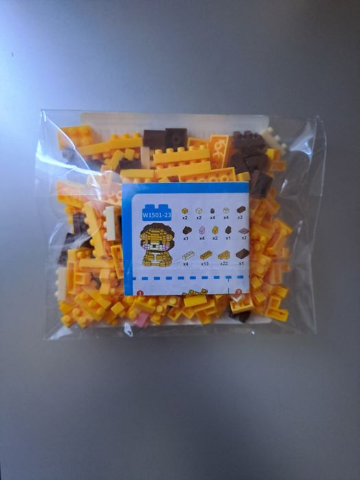 Mini blocos de montar leão