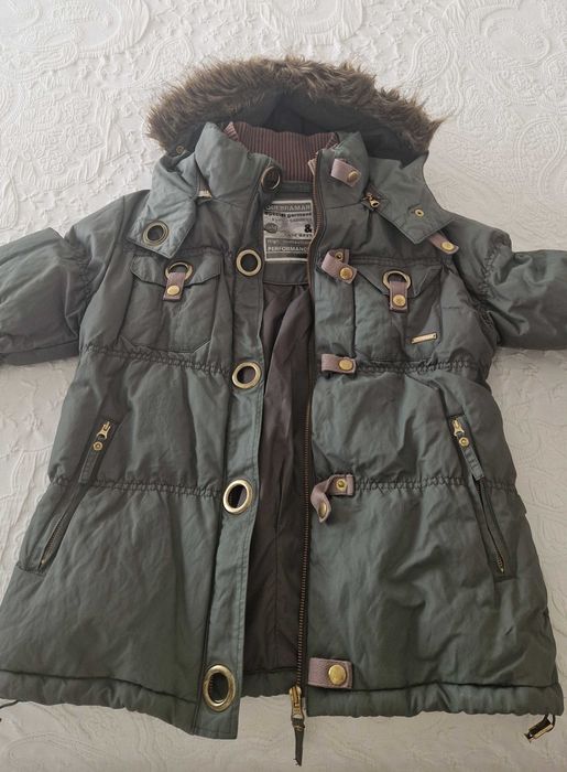 Casaco penas acolchoado Quebra Mar, cinzento, tamanho S