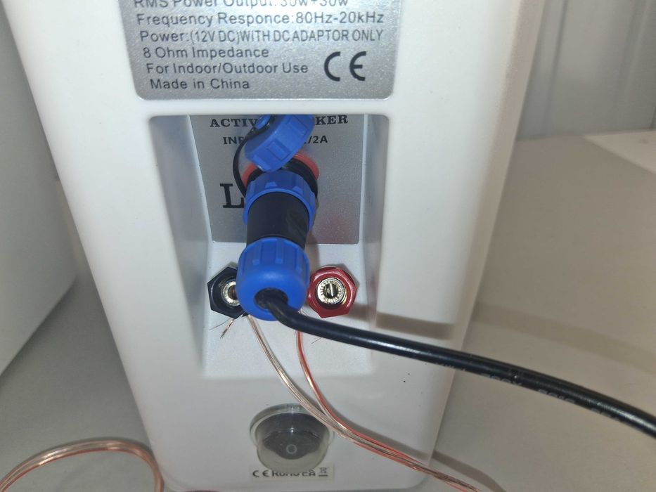 C241 Zestaw Głośników Pyle PDWR61BTWT Aktywny Pasywny Bluetooth