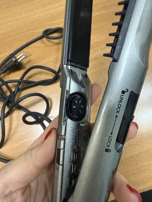 Випрямляч для волосся BaByliss PRO з гребінцем 25мм з EP Technology 5.0