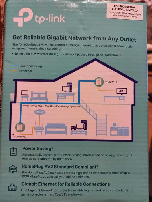 Tp-link AV1000 PowerLine