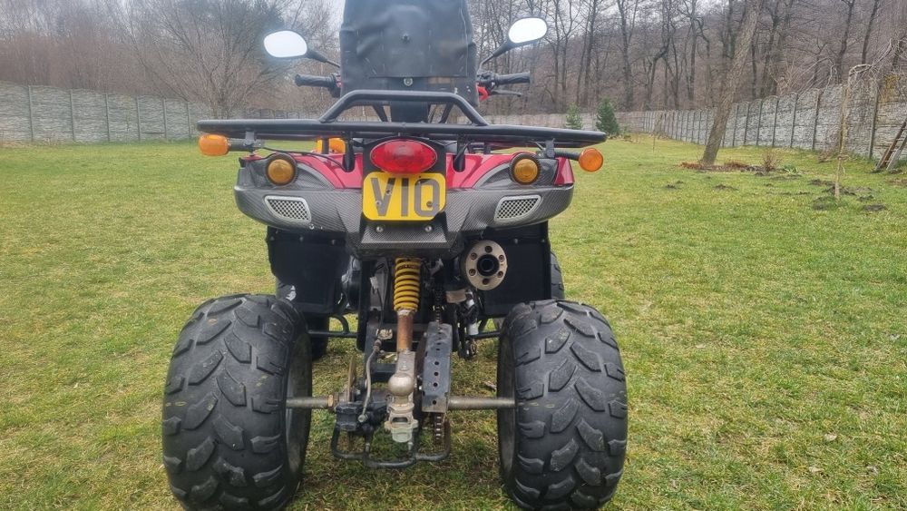 Quad ATV Diablo 200 15KM wyciągarka pług