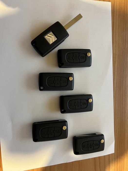 Carcaça caixa chave citroen Peugeot 3 botoes Berlingo Partner c1 c2 c3 c4 c5