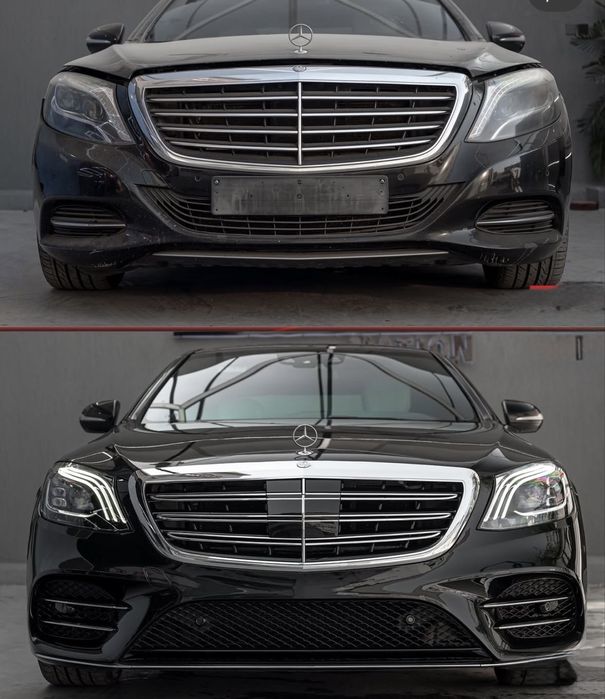 Бампер передний Mercedes benz w222 s class amg line амг пакет рестайлинг